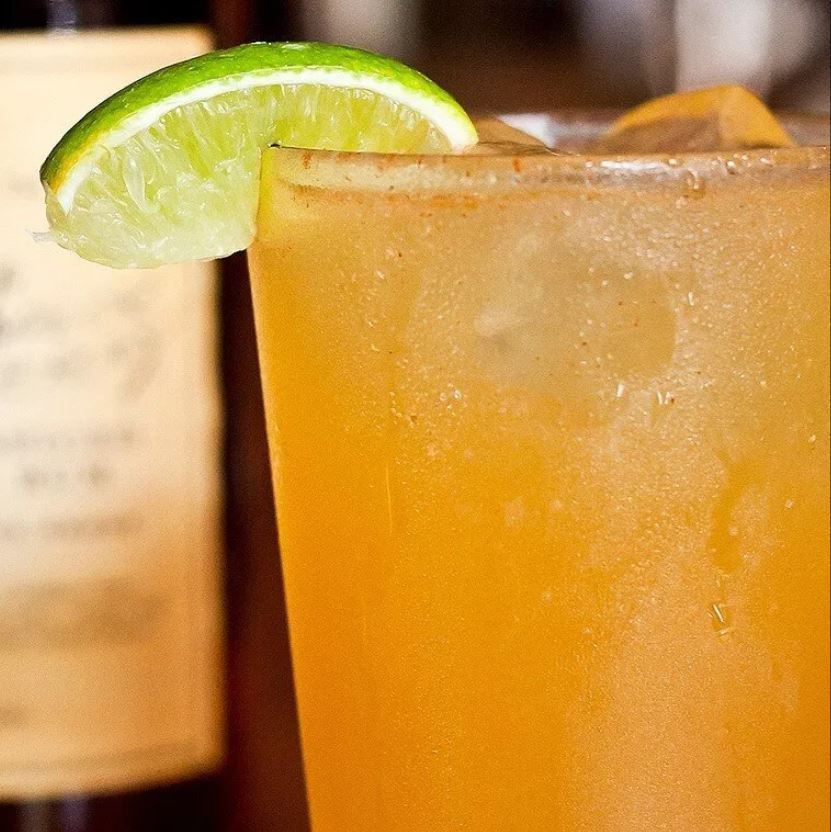Photo of tropical rum drink
