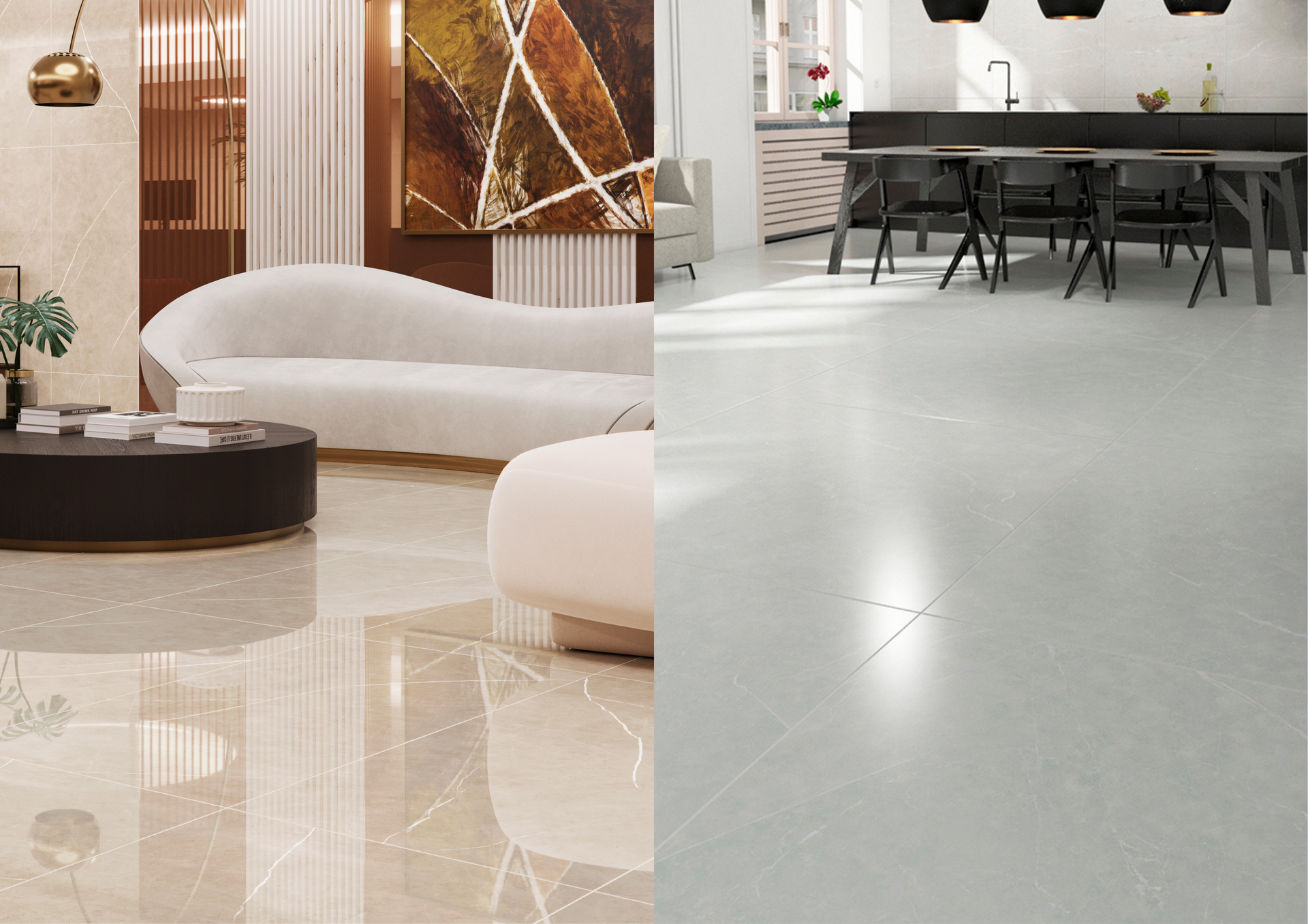 Diferença entre porcelanato polido e porcelanato acetinado: qual escolher para sua obra?