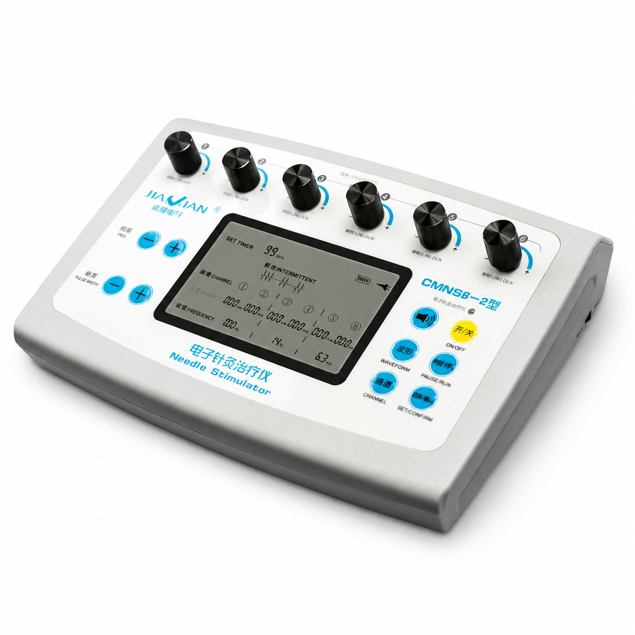 Jiajian Electronic LCD Acupuncture Stimulator – 6 Channels