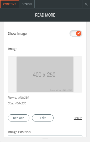 read more widget