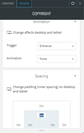 copyright widget 2