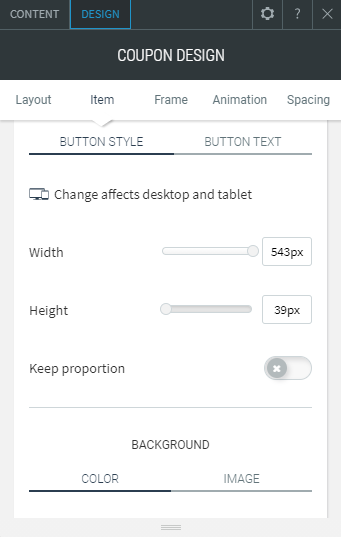 coupon widget