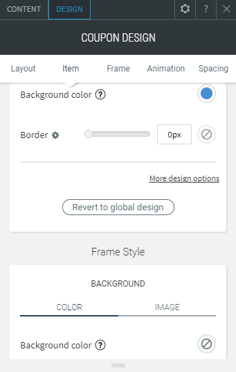 coupon widget