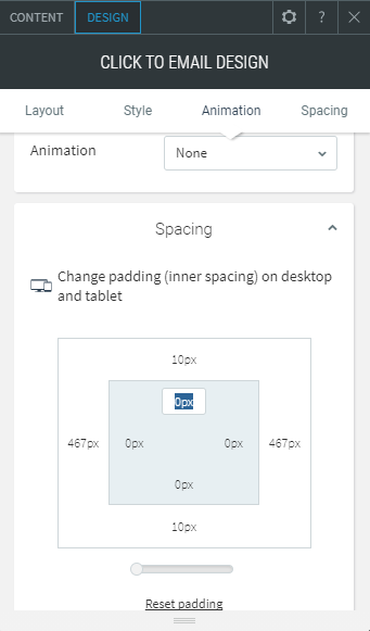email widget