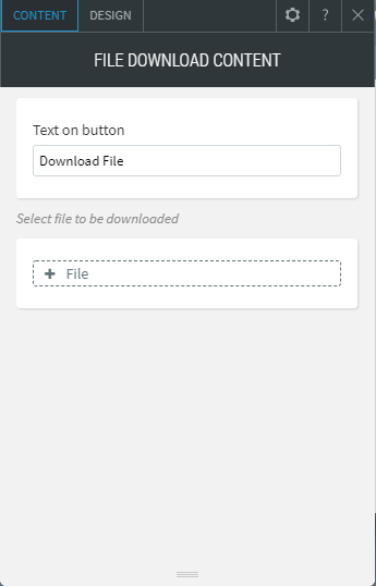 file widget