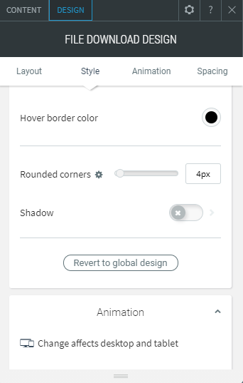file widget