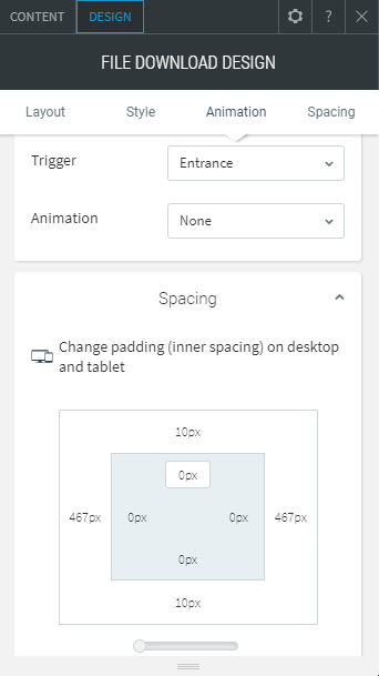 file widget