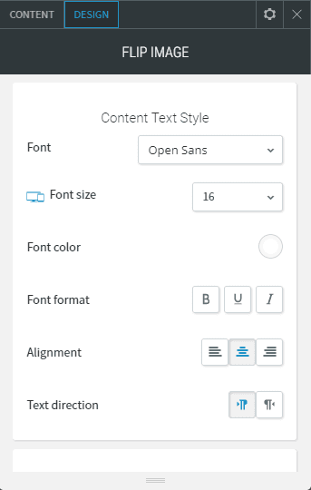 flip image widget