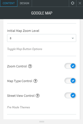 google map widget