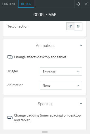 google map widget