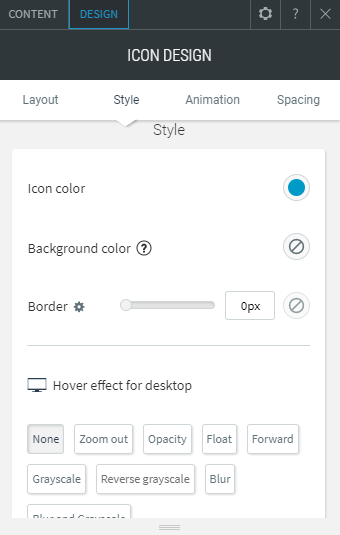 icon widget