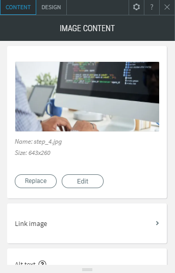 image widget