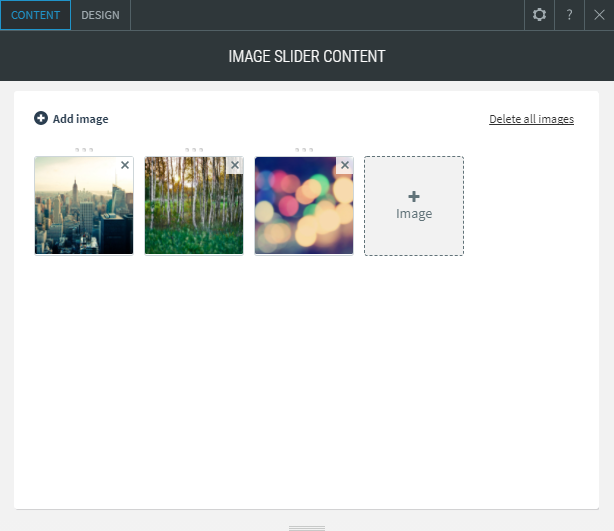 image slider widget