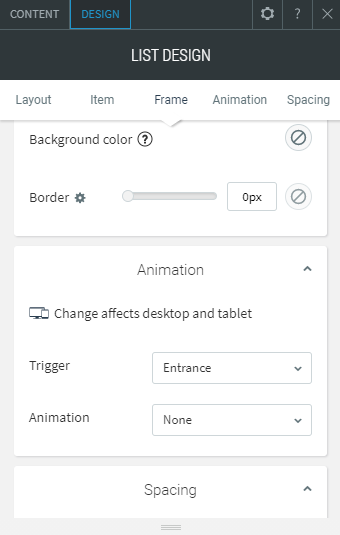 list widget