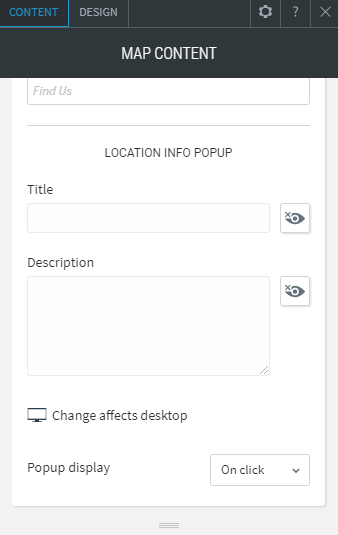 map widget