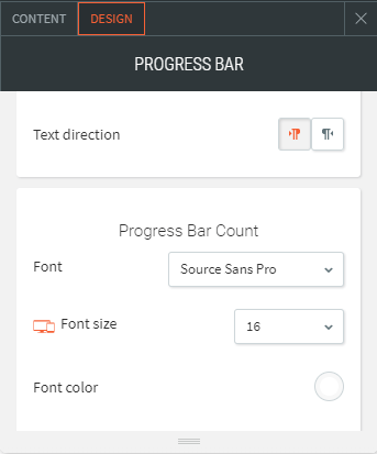 progress bar widget