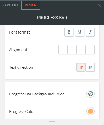 progress bar widget