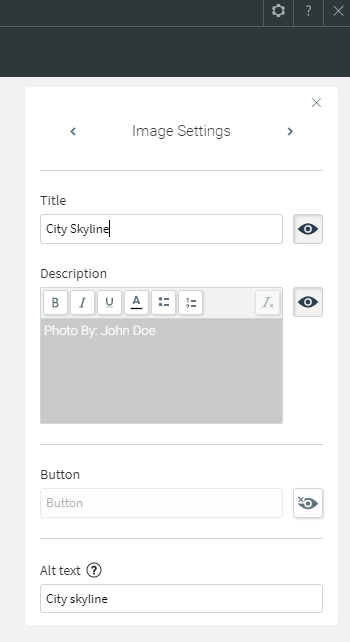 photo gallery widget