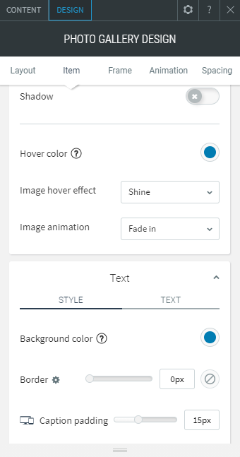 photo gallery widget