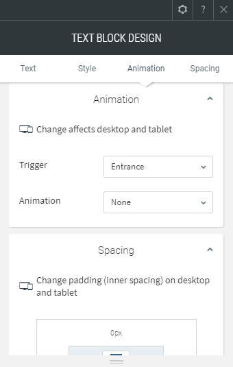 paragraph & title widget
