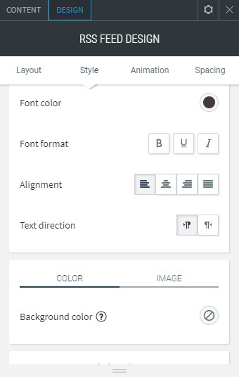 rss feed widget