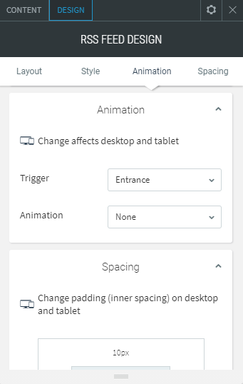 rss feed widget