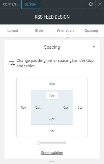 rss feed widget