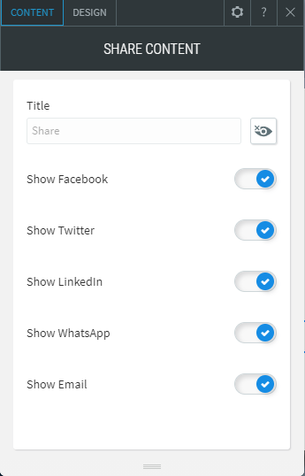 share widget