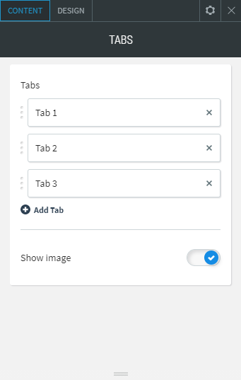 tabs widget