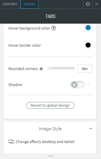 tabs widget