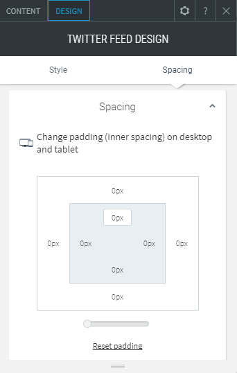 twitter feed widget
