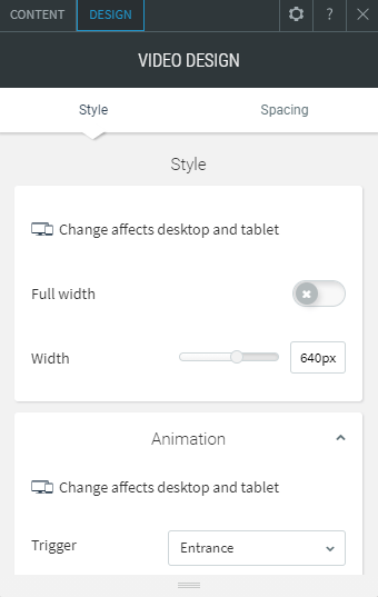 video widget