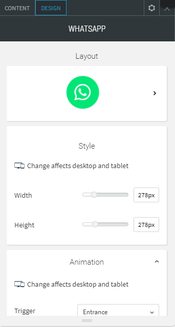 whatsapp widget