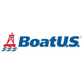 BoatUS logo with red buoy icon and blue text