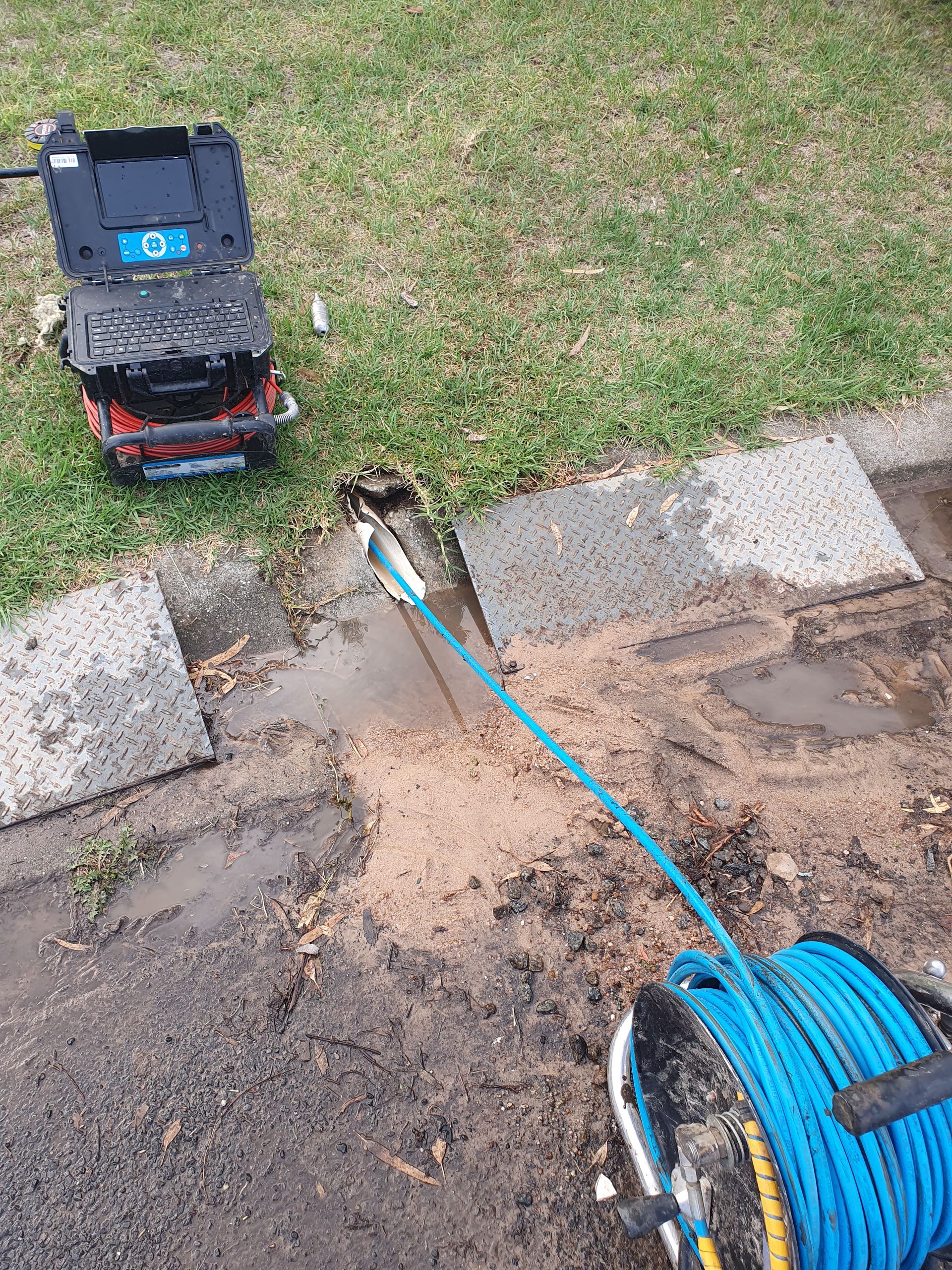 A CCTV camera checking pipes for blockages— Kerney Plumbing in Bacchus Marsh, VIC