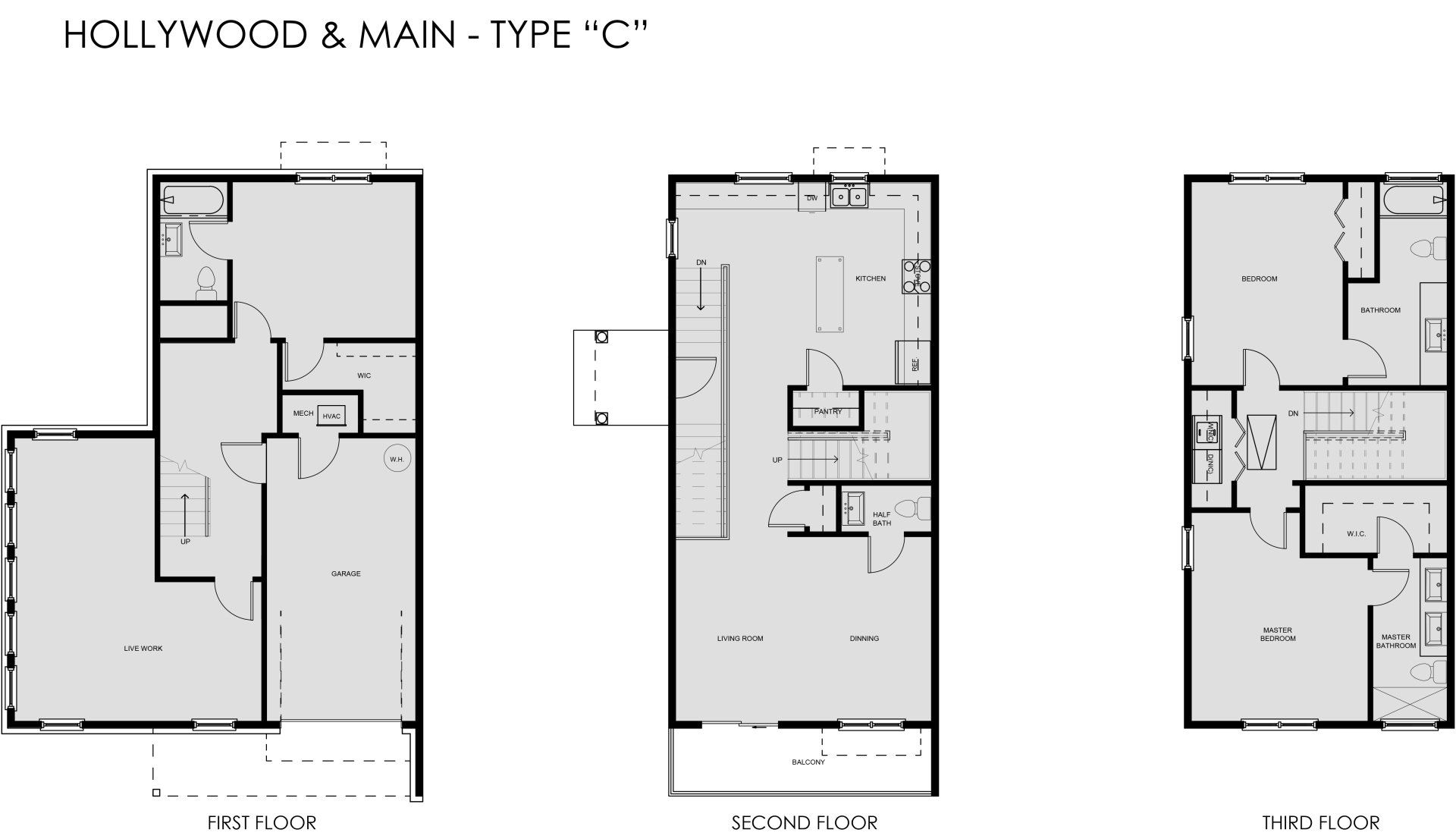 Floorplan-Hollywood and Main-Type C