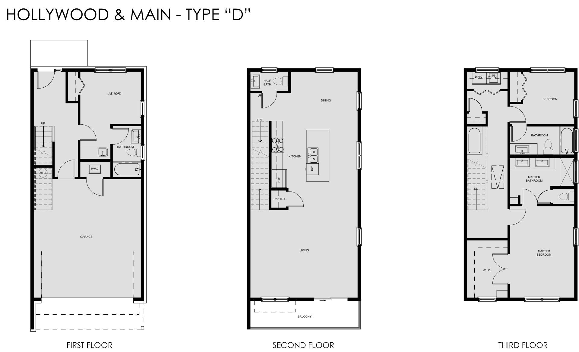 Floorplan-Hollywood and Main-Type D