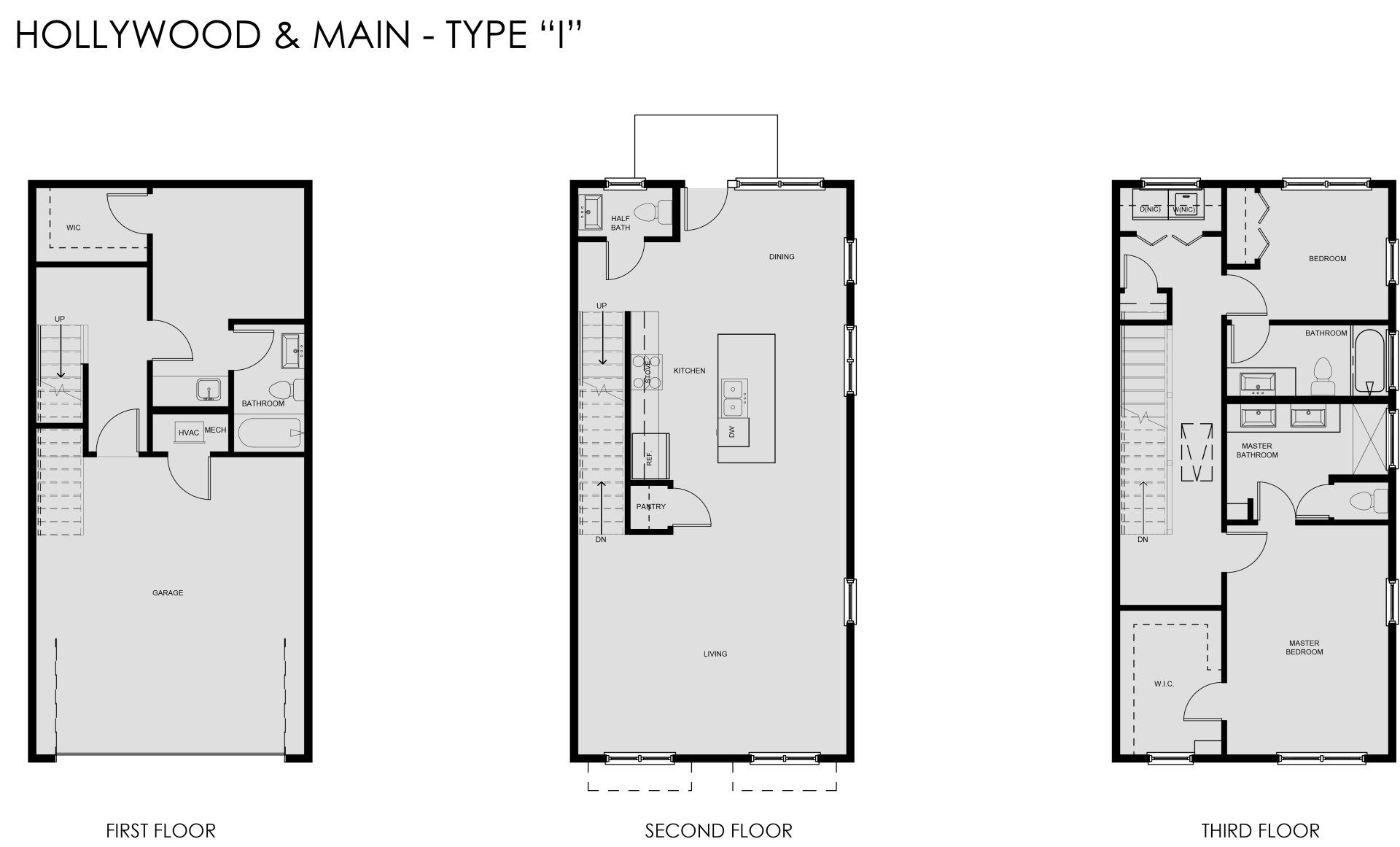 Floorplan-Hollywood and Main-Type I