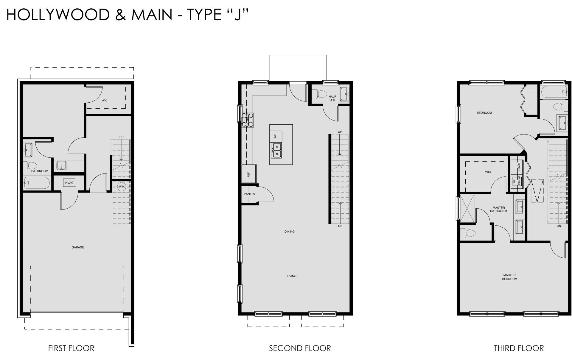 Floorplan-Hollywood and Main-Type J