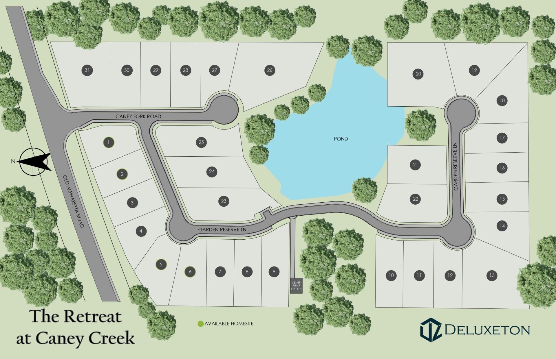 Siteplan-The Retreat at Caney Creek
