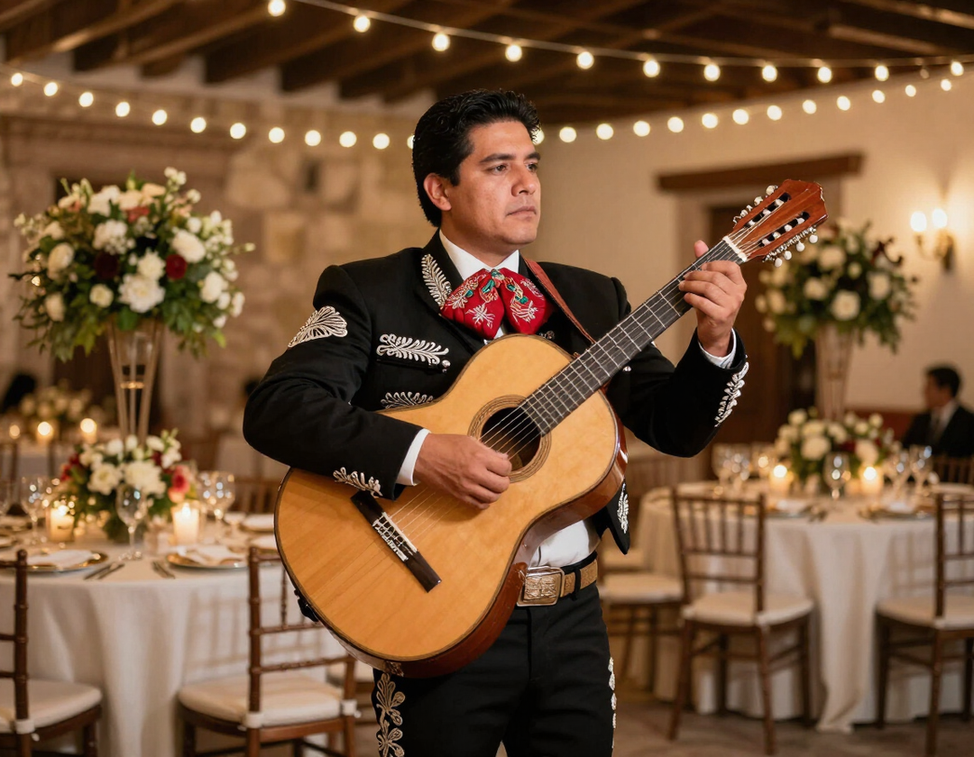 Mariachi en calle colonial de Oaxaca