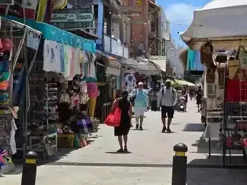 Street in isla mujeres