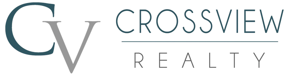 Logo of Crossview Realty with "CV" and the company name.