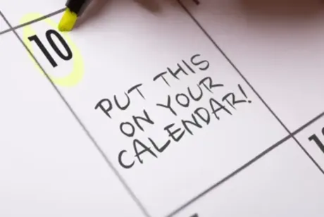 A calendar with the words put this on your calendar written on it