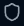 Shield icon with a white outline on a dark blue background.