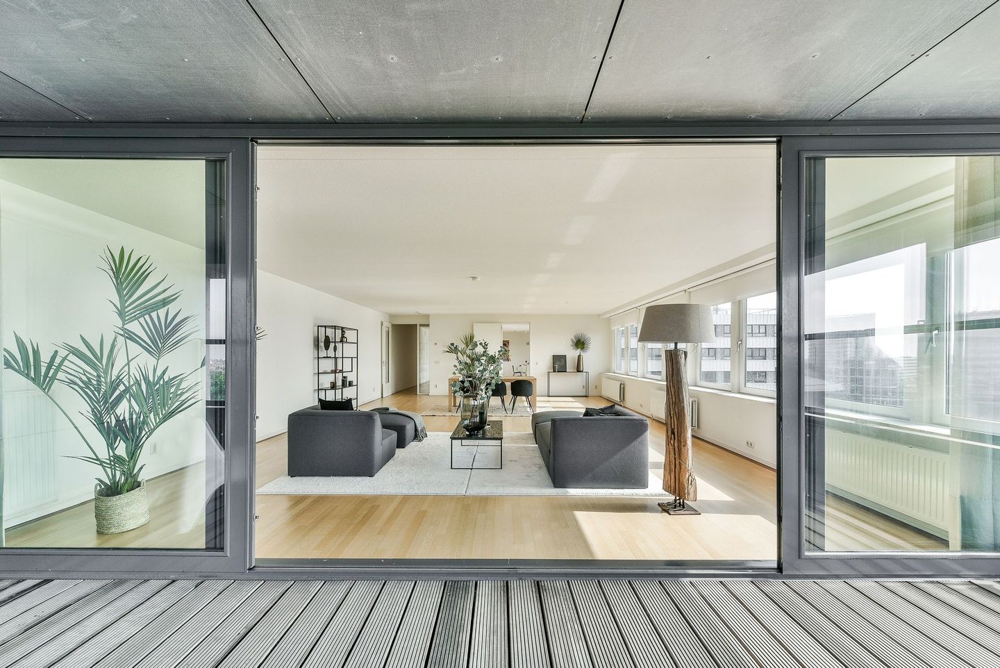 Living room of house in elegant design