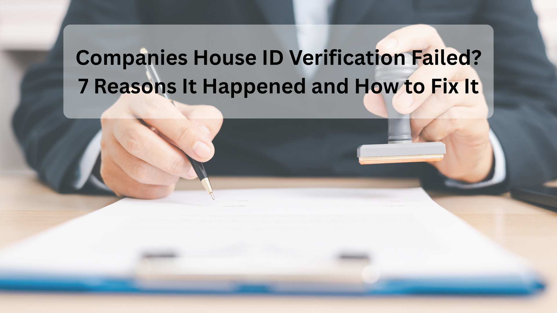 Companies House ID Verification
