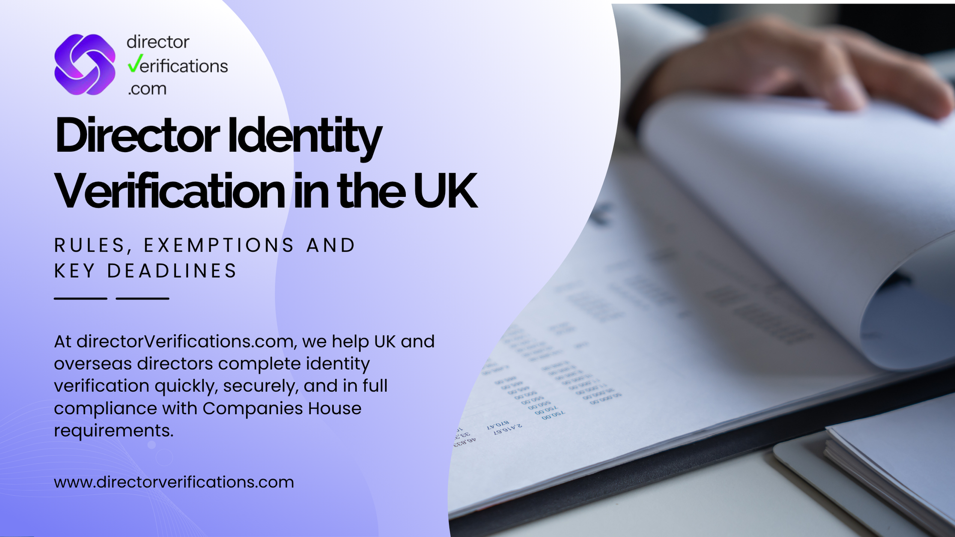 Who Needs Director Identity Verification in the UK? Rules, Exemptions and Key Deadlines