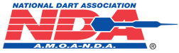 National Dart Association logo: Red