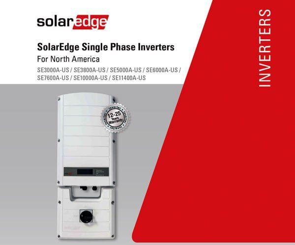 A solaredge single phase inverter for north america